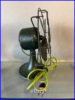 Antique 1931s GE 8'' Non- Oscillating Electric Table Fan