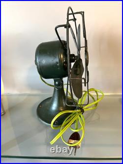 Antique 1931s GE 8'' Non- Oscillating Electric Table Fan