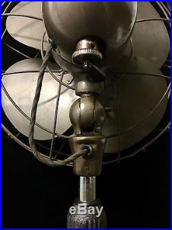 Antique 1940'S Emerson Electric 12 Pedestal Fan 77648-Sq