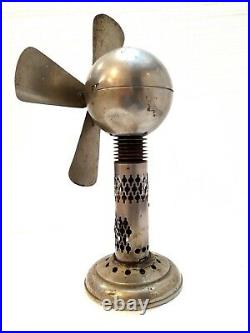 Antique 19th Rare Primitive 1st Version Hot Air Fan Stirling Engine Works As Is