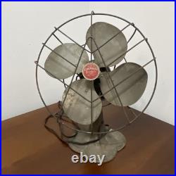 Antique 30's Emerson Jr. 2650-C Oscillating Electric Fan TESTED/WORKS