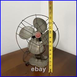 Antique 30's Emerson Jr. 2650-C Oscillating Electric Fan TESTED/WORKS