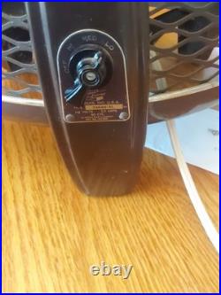 Antique 3 Speed, 360 Floor Fan, See Pictures And Description For Working Order