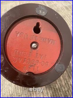 Antique 8 Gem Fan Metal Blade & Bakelite Base Works Desk Or Table