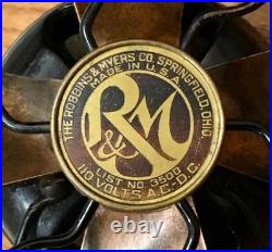 Antique 8 Robbins & Myers AC/DC fan Style 3500
