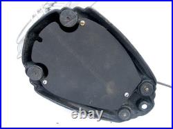 Antique ART DECO Chrome & Black Vintage Oscillating Electric Fan Works Well