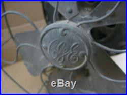 Antique AS-IS 1900's Canadian General Electric Co Lmtd CGE 16 Oscillating Fan