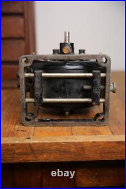 Antique Brass Blade Fan Scott Alternating Electric Pancake Motor Industrial VTG