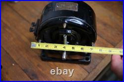 Antique Brass Blade Fan Scott Alternating Electric Pancake Motor Industrial VTG