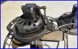 Antique Brass Blade Hunter Fan Early model G 19650 fixer-upper