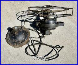 Antique Brass Blade Hunter Fan Early model G 19650 fixer-upper