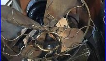 Antique Brass Blade Westinghouse Fan 1910