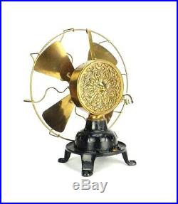 Antique Brass Bladed Specialty MFG. Water Fan Non-Electric
