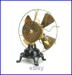 Antique Brass Bladed Specialty MFG. Water Fan Non-Electric