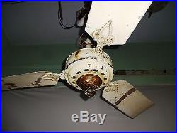 Antique Ceiling Fan Marelli Italy Vintage Electric Fan Old Collectibles Genuine#