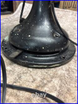 Antique Century 16 Oscillating Table Desk Fan Brass 4 Blade Deco PARTS S3 152