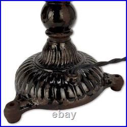 Antique Circa 1906 Original Condition 16 Diehl Ornate Base Brass Desk Fan