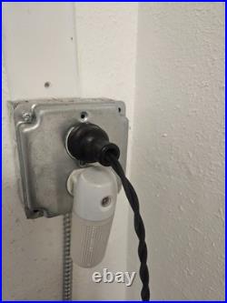 Antique Colonial Peerless 12 Table Fan Brass Blades BLUE CAGE Adjustable Speed