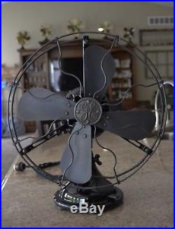 Antique Custom Restored 12 General Electric 32 Volt DC Fan