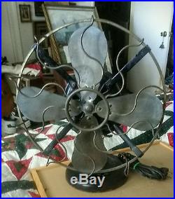 Antique Dayton Fan & Motor Company, working, brass blades & cage, 1906 patent date