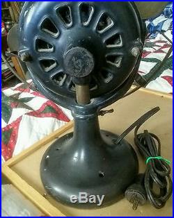 Antique Dayton Fan & Motor Company, working, brass blades & cage, 1906 patent date