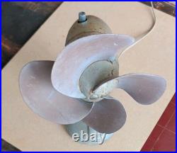 Antique Deco Electric Fan Samson Safe-Flex Mottled Rubber Blades, #1046N