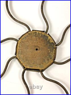 Antique Desk General Electric 16 Fan Brass Guard Drop Ring Cage 1910-13c GE USA