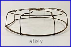 Antique Desk General Electric 16 Fan Brass Guard Drop Ring Cage 1910-13c GE USA