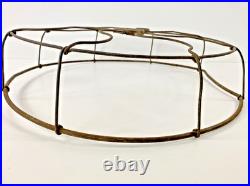 Antique Desk General Electric 16 Fan Brass Guard Drop Ring Cage 1910-13c GE USA