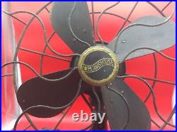 Antique Desktop Westinghouse A. C. Oscillating Fan Needs Repair