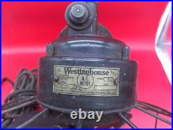 Antique Desktop Westinghouse A. C. Oscillating Fan Needs Repair