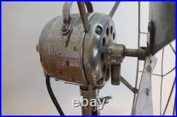 Antique Diehl 16 Chrome 6 Blade Electric Fan New Cord, Runs strong, Read Desc