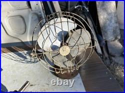 Antique Early 1900's Ge Oscillating Table Top Fan