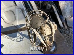 Antique Early 1900's Ge Oscillating Table Top Fan