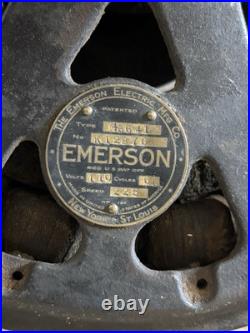 Antique Early 1900s Emerson Ceiling Fan Untested Model 46641 Antique Early 1900s Emerson Ceiling Fan Untested Model 46641