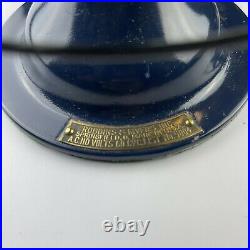Antique Early 1930s Robbins & Myers 1- Speed 12 Industrial Fan DARK BLUE #5004
