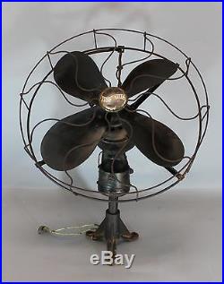 Antique Early 20thC Westinghouse Rotaire Rotating Electric Ceiling Fan, NR