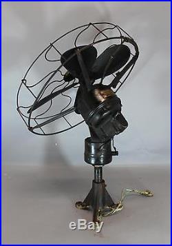 Antique Early 20thC Westinghouse Rotaire Rotating Electric Ceiling Fan, NR