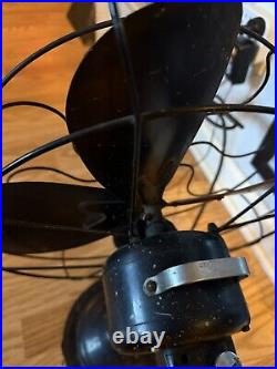 Antique Early Vintage Robbins & Myers 3-Speed Fan Used