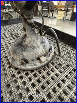 Antique Electric 1901 12 GE Desk Fan Brass Cage Blade