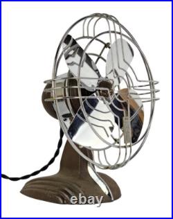 Antique Electric 1940's 8 Original Jack Frost Stationary Desk Fan Antique Electric 1940's 8 Original Jack Frost Stationary Desk Fan
