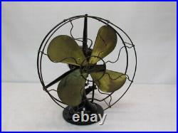 Antique Electric Century Fan 13 Cage Model 103 4 Brass Blades