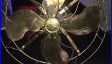 Antique Electric Fan Brass Blades Emerson Fan 285306 1914 Fan Type 21646
