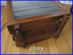 Antique Electric Fan Mathes Cooler 4 Speed Original Metal Wood Vintage USA Made Antique Electric Fan Mathes Cooler 4 Speed Original Metal Wood Vintage USA Made