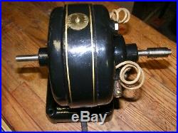 Antique Electric Motor 1910 FIDELITY ELECTRIC Co. 110 Volts Works 3 speeds