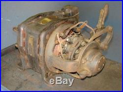 Antique Electric Motor Cast Iron GE Early Speed Change Brush Printing Machinery