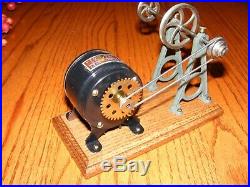 Antique Electric Motor KNAPP GIANT No 440 VOLTS 2-4 With Antique Pulley