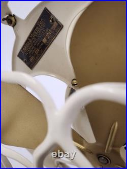 Antique Electric R&M 10 Flush Mounted Ceiling fan Brass blades