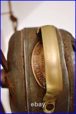 Antique Electric Table Fan Western India Eng Co Muralli Brass Blade 14 india