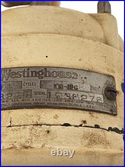 Antique Electric Westinghouse 10 Ivory Oscillating Desk Fan
